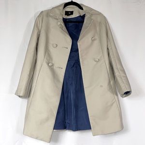 H&M dress coat feels like satin lined Gorgeous 4
